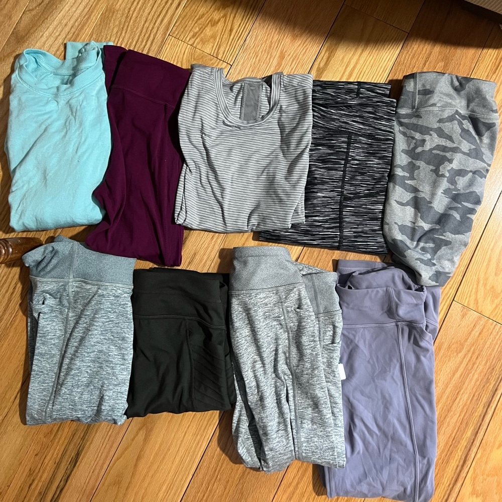 Athleta girl 14/16 lot 9 items